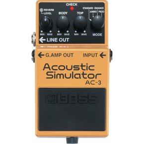 Pedal Boss Guitarra AC-3 Acoustic Simulator